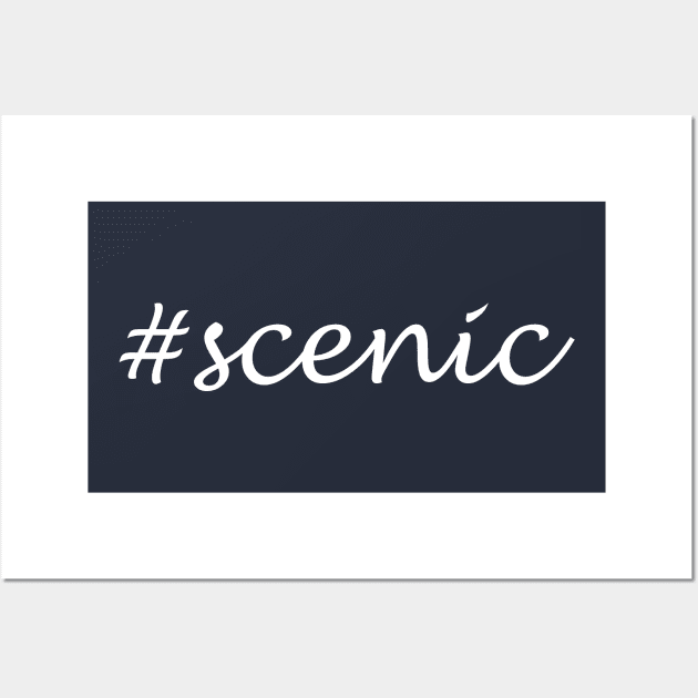 Scenic Word - Hashtag Design Wall Art by Sassify